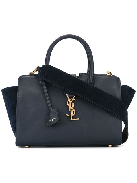 ysl cabas bag blue